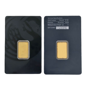 【discount store】Hot Sale Gold Plated ReplicaCopper Bar Non-magnetic 1oz 5g 10g 20g Souvenir Craft Bar Seal Package Serial Number Not Real Gold