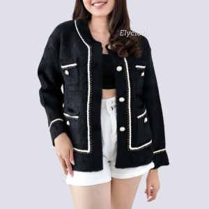 ELYCLOTH | HERA CARDIGAN | CARDIGAN RAJUT WANITA PREMIUM FURY KNIT