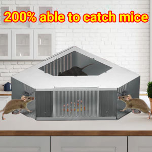 100% rat catch Mouse Trap Continuous capture Double door design Specializes in catching big rats