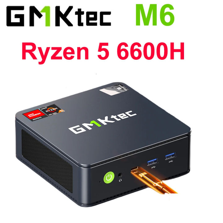 Gmktec K6 GMKtec M6 Mini Pc AMD Ryzen 5 6600H DDR5 32GB