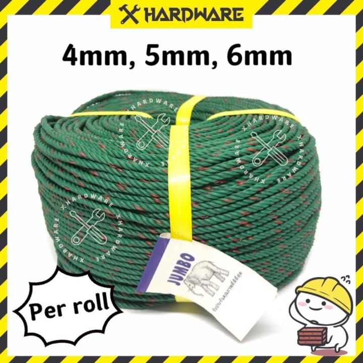 Nylon Rope(Thailand)/green rope/nylon string/PE rope/Tali Nylon/Tali Hijau/Nylon  String/Tali Banner/Tali Camping/尼龙绳/绳子