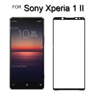 คลุมทั้งหมดปกป้องหน้าจอสำหรับ Sony Xperia 1 10 III 5 II IV 1IV 10IV รอยขีดข่วนกระจกเทมเปอร์ฟิล์มป้องกันรอย