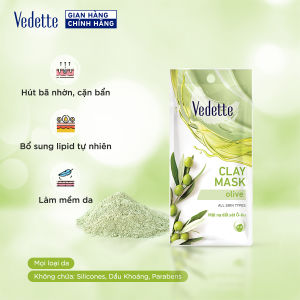 Mặt nạ đất sét Vedette Ô-liu (Olive) 12g