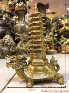 Long Quy Cõng Tháp Văn Xương Bằng Đồng 2 Cỡ: Cao 17cm Và 28cm