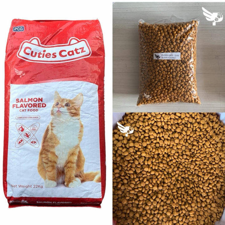 Cuties Catz Salmon Flavored 1kg Repacked Loose 1 kilogram