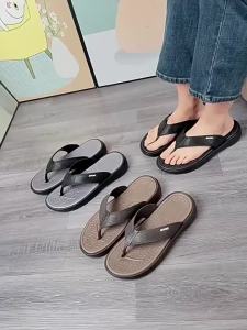 [Free Shipping] Thick-Soled Flip-Flops For Men Summer Anti-Slip Outdoor Sandals Sandals Casual Beach Shoes For Male Students