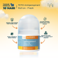 Paket 2 pcs Teto Antiperspirant Roll On 20ml yang mengurangi keringat & bau hingga 10 Hari – Fresh. 