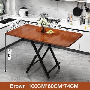 LULU Foldable Table Dining Table Household Rectangular Small Table Square Table Outdoor Portable Folding Table Space Saving Multifunctional Table For Home Kitchen Outdoor Picnic And Daily Use