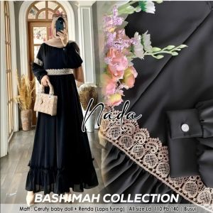 GAMIS CERUTY JUMBO KONDANGAN SIENNA BAHAN CERUTY BABY DOLL UKURAN SUPER JUMBO LD 130 140 120 110 100 90