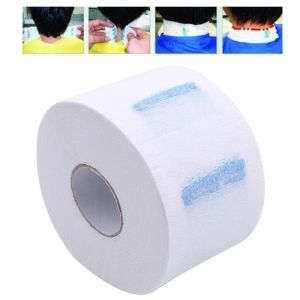 5pc Salon Disposable Neck Tissue Salon Hairdresser Perm Paper Strip Roll Neck Bib Hairdressing Neck Care Paper