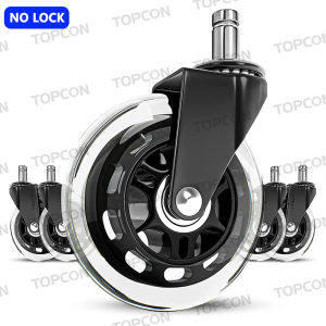 2-3 Inch 360° Rotate office chair wheel Mute rubber caster wheels For Wood Floor Computer Chair