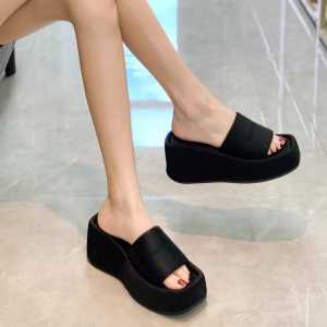 COD Sandal Slip On Wegdes Elegant Wanita SSK 455