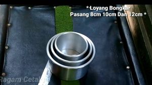 Loyang Kue | Cetakan Kue | Loyang Bongkar Pasang | Loyang Hokaido 8cm 10cm Dan 12cm Tinggi 7cm