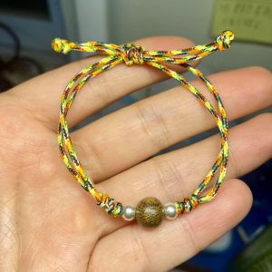 [Có Video] Vòng Tay Chỉ Ngũ Sắc Mix Hạt Trầm Hương Bi Bạc Cầu Bình An Và May Mắn