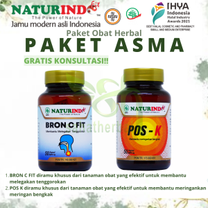 Obat herbal asma sesak sesek nafas nyeri mengi bengek perokok berat aktif pasif menahun tbc paru anak dewasa secara alami jamu modern asli indonesia bron c fit naturindo sahatherbal