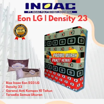 ( 200 x 140 ) Kasur Busa Inoac D23 Plus Cover Semua Ukuran No 1 2 3 4 5 6 7 Jumbo Tebal 30 cm 25 cm 20 cm 15 cm 10 cm 5 cm / Kasur Busa Inoac Murah Garansi 10 Tahun