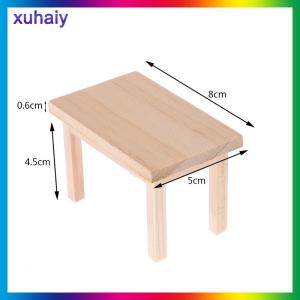 xuhaiy 1:12 dollhouse Miniature โต๊ะไม้รุ่นเฟอร์นิเจอร์อุปกรณ์เสริมของเล่น