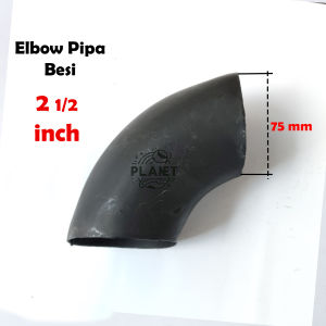 Elbow pipa besi 2 1/2 in keni elbo penyambung besi pipa las