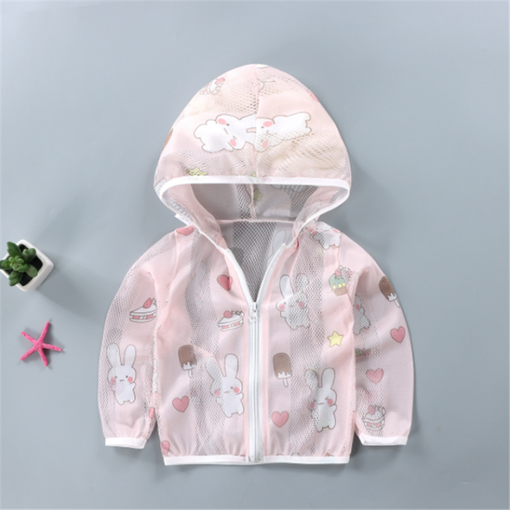TINGQI Ready Stocks Kids Boys Girls Jacket Coats Floral Cute Print