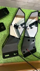 Spion Winglet Fairing New Plus Sen Kiri Kanan Motif Karbon Universal