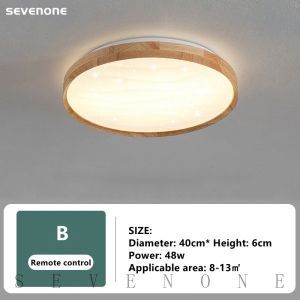 Simple Bedroom Round Ceiling Lamp Nordic Led Ceiling Light With Remote ControlFast shipping