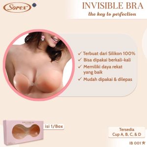 COD - invisible bra sorex IB001 IB 001 silicon bh tempel silikon silicon - invisible bra bh tanpa tali tempel SOREX - SILIKON SOREX -