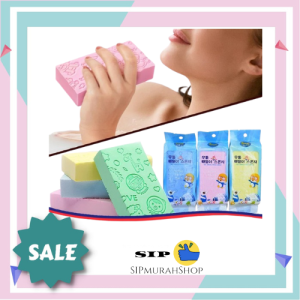 Spons Mandi Anti Daki Busa Mandi Penghilang Daki Penggosok Daki Sponge