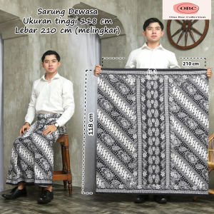 Sarung Batik Dewasa Motif Gus Iqdam Series Kain Rayon Premium Halus Adem Tidak Luntur