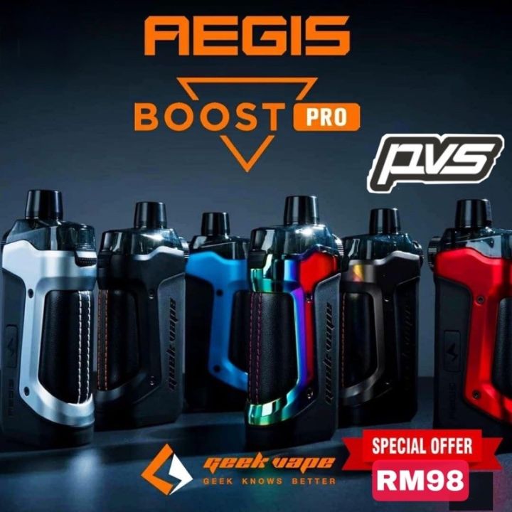 Original Geekvape Aegis Boost Pro Kit 100W Pod System Kit (No Battery) |  Lazada