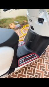 AstMotor For Honda Giorno 125 Rubber Footrest Pad Non Slip Floor Mat Motorcycle Scooter Modification Accessories