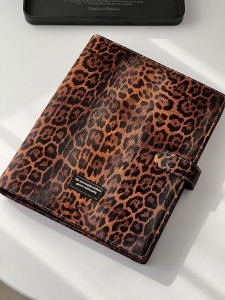 Leopard Print Leather A4/A5 Photo Album Kpop Photocard Binder Collect Book for 3 Inch Polaroid Instax Mini Photos Storage2026
