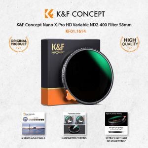 K&F Concept Nano X-Pro HD Variable ND2-400 Filter 58mm