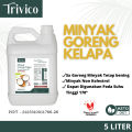 TRIVICO | COCONUT COOKING OIL | MINYAK GORENG KELAPA MURNI | MINYAK GORENG KELAPA ORIGINAL | MINYAK KELAPA UKURAN 5 LITER | CCO | MINYAK GORENG RBD | MINYAK GORENG UNTUK MEMASAK | MINYAK GORENG KELAPA 5000 ML. 