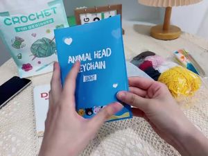 70Pcs DIY Crochet Kit for Beginners Complete Crochet Knitting Kit Adorable Animal Crochet Starter Pack
