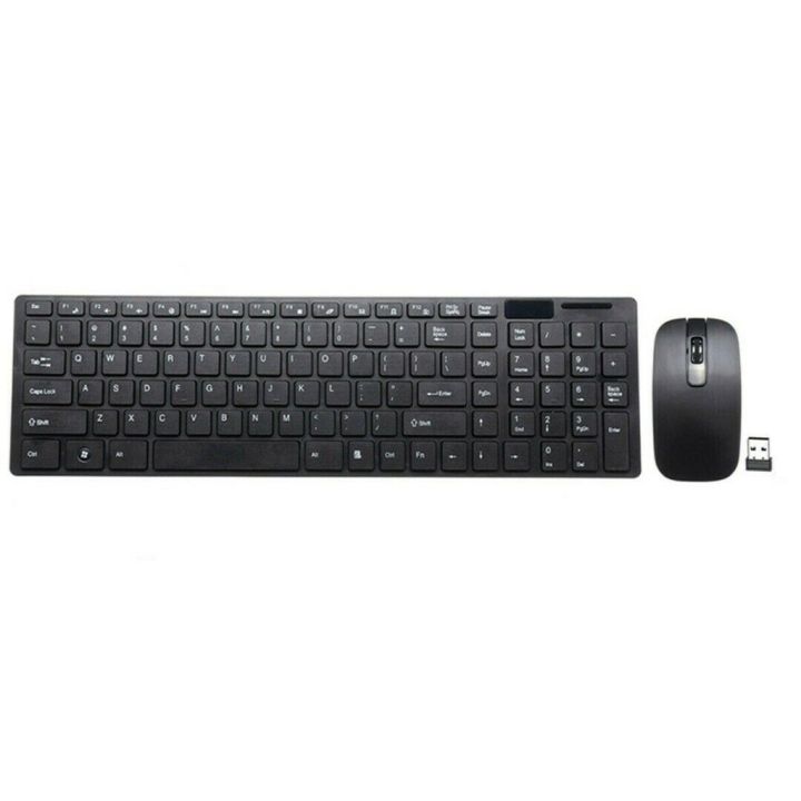 K06 Slim 2.4GHz Wireless Keyboard And Mouse Set With USB Receiver For ...