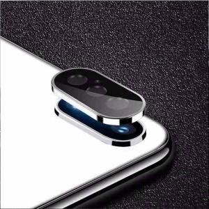 iPhone X XS Max XR Luxury Glass Metal Camera Lens Bảo vệ Case cho iPhone XR Camera Glass Bảo vệ Ring Case
