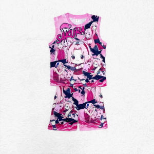 Kids jersey terno 2-7yrsold for girls Naruto Sakura