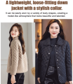jaket bawah fesyen kolar berdiri jaket kapas kecil slim fit sesuai selesa nipis dan ringan. 