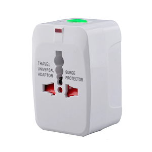 International Plug Travel Adapter Power Socket Converter Wide Compatibility with 150+ Countries White
