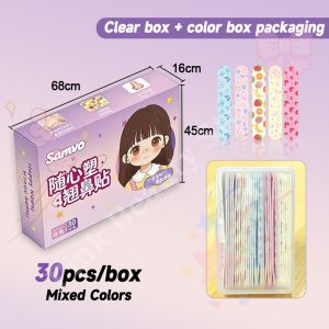 30PCS Nose Lifting Strirs Adjustable Cutting Nose Wing Reducing Correct Nostril Nose Lifting Patch