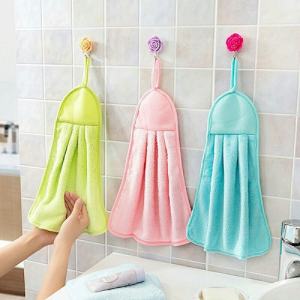 Handuk Kain Lap Tangan Dapur Hand Towel Kain Beludru Halus Mini Murah Lap Tangan Serbet Dapur Kotak Handuk Gantung Gantung Wastafel Polos Warna Gratis Ongkir Bisa COD