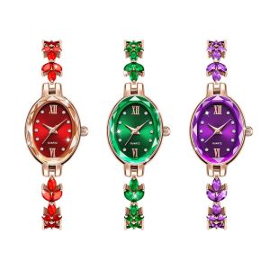 JAYQQ Diamond Studded Watch Strap Quartz Watches with Adjustable Bracelet Rhinestone Rotundity Shaped Watch Fashion Women Wristwatch Women Girl
