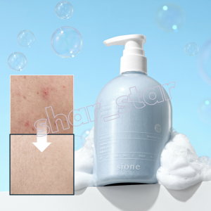 ione Creamy Relief Body Wash 400ml Acne Soothing Salicylic Acid Keratin Sebum Sensitive Skin