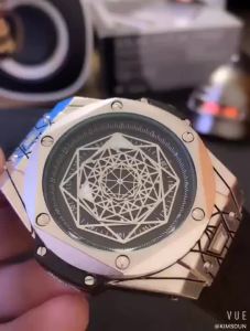 Creative TikTok Hot-Selling Wholesale Kingston Brand Silicone Watch Fashionable and Unique Mens Watch Student Waterproof Quartz Watch