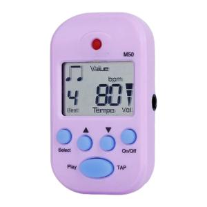 LED Indicator Digital Metronome with Voice Powered Portables Musicians Metronome for Professional Use
