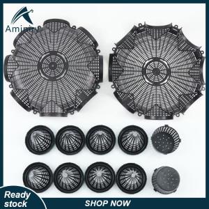 Aminiry[Love sports] กรงดักกุ้งทำจากพลาสติกพร้อมกล่องถ่วงน้ำหนัก8หลุมสำหรับจับปลาไหลเหลือง