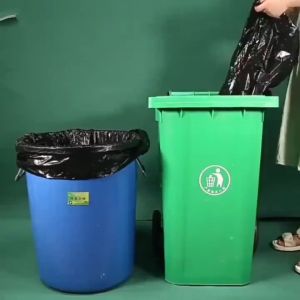 Thick Trash Bags / Garbage Bags 100PCS (S MLXL2XL3XL) Biodegradable Black Trash Bags