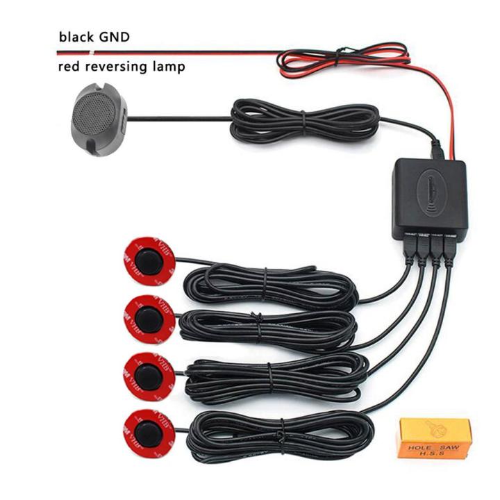 Hệ thống cảm biến đỗ xe ô tô 16.5 mét probe đảo ngược ra đa lùi âm ...