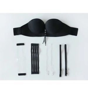 [TẶNG KÈM DÂY TRONG] ÁO NGỰC RÚT DÂY CÚP NGANG MẶC ÁO TRỄ VAI NHIỀU KIỂU CÓ MÚT LÓT DÀY NÂNG NGỰC S1327 Bralettehousevn