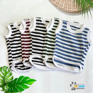 Baju Kucing Mayo Motif Garis Katun
